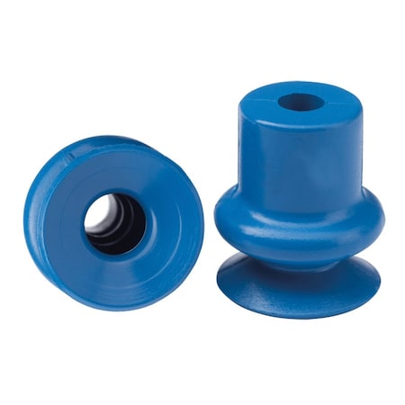 Fipa Bellows vacuum cup diam. 13 mm, Thermalon blue 60 Degrees Shore 23.014.235.19